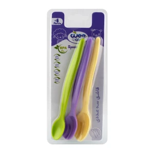 قاشق حرارتی کودک +6 ماه وی کر کد U123